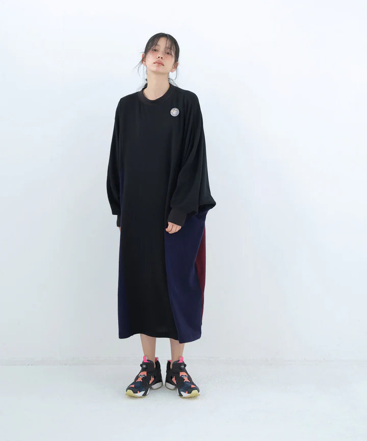 【POINT3倍】【26AW 先行受注】【BEDSIDEDRAMAベッドサイドドラマ】Pattern Switch Wide Dress(BSD26AW-18) (2色） (/lady's/レディース/UNISEX/ユニセックス/26AW