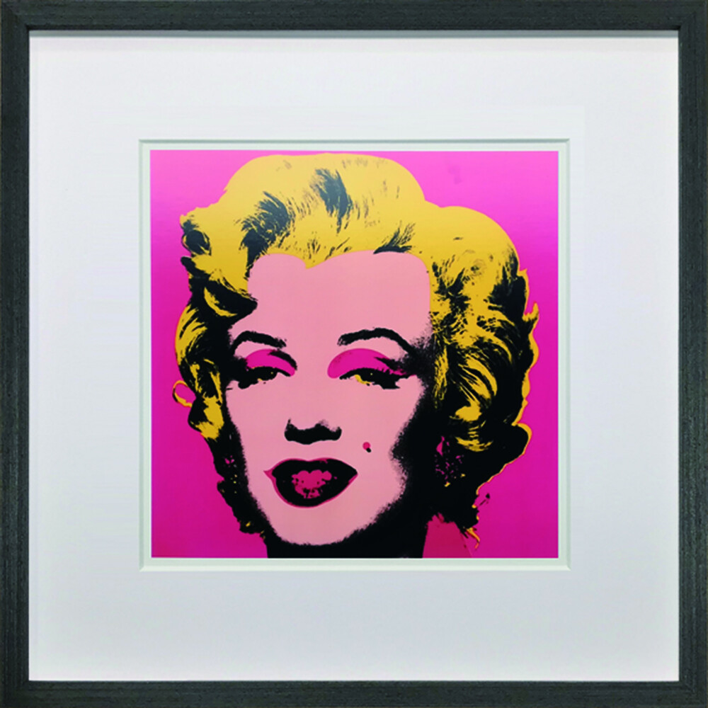 【芸術ダイアログボックス 芸術枠組み】アンディ ウォーホール 室内装飾芸術 Andy Warhol POP ART Marilyn Monroe 1967 black 美工社 IAW-62102 飾りもの 額付き添い人 室内装飾