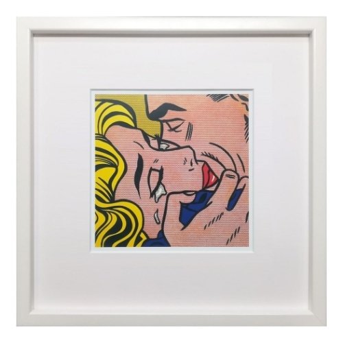 【作物一こま 、作物ダイアログボックス】リキテンスタインRoy Lichtenstein Kiss V IRL-62093