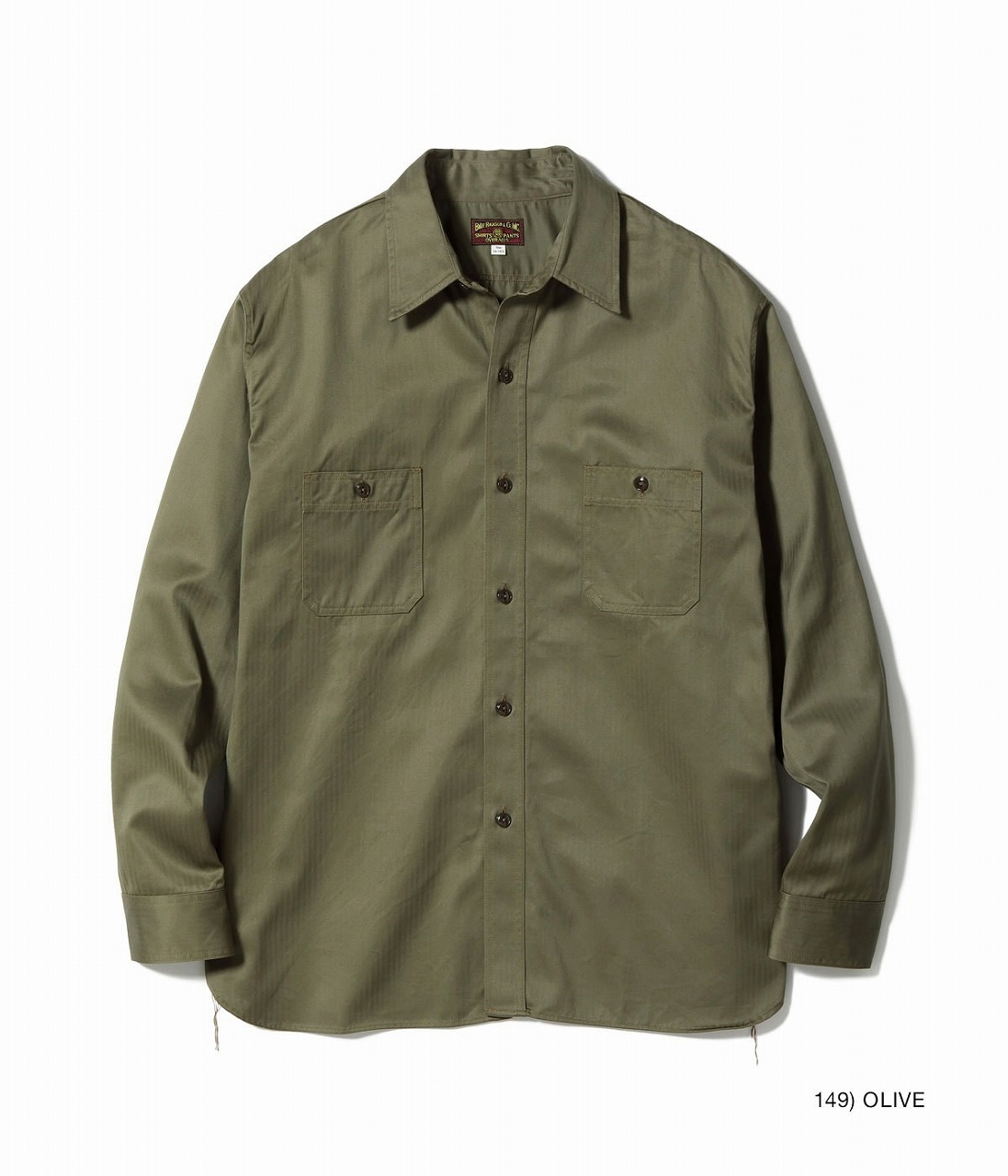 【POINT2倍】【BUZZ RICKSON’S/バズリクソンズ】Lot No. BR29390 / HERRINGBONE WORK SHIRTS (LONG SLEEVE)