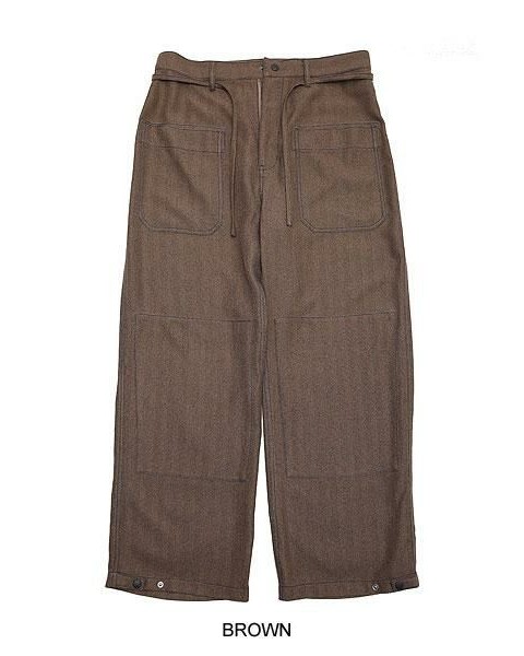 【POINT2倍】【QUOLT クオルト】HERRING PANTS / ブラック、ブラウン（901t-1874） (パンツ/ボトムス)QUITE PANTS）