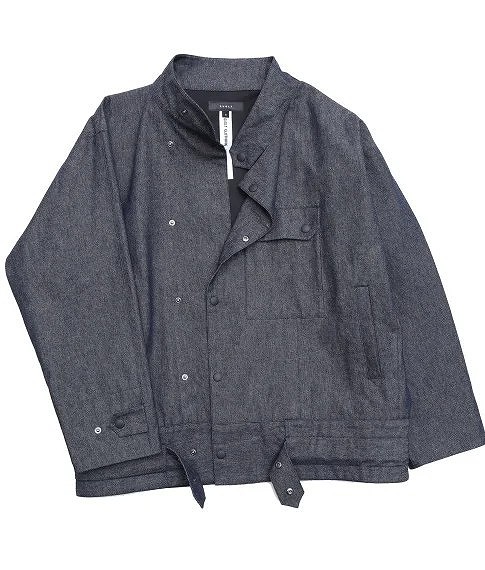 【即納】【POINT2倍】【quolt クオルト】901T-1709 MOTOR-CYCLE JACKET / INDIGO (SHIRTS/シャツ/コート/アウター/KNIT/T-SHIRTS/23AW)
