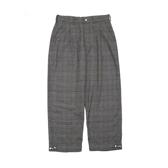【POINT2倍】【クオルト】901T-1632 COTTAGE PANTS / BLACK-BEIGE(PANTS/パンツ/KNIT/T-SHIRTS/23AW)|UNIT