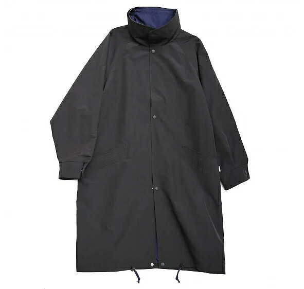 【POINT2倍】【quolt クオルト】901T-1548 LAYER COAT / BLACK (SHIRTS/シャツ/コート/アウター/KNIT/T-SHIRTS/23AW)