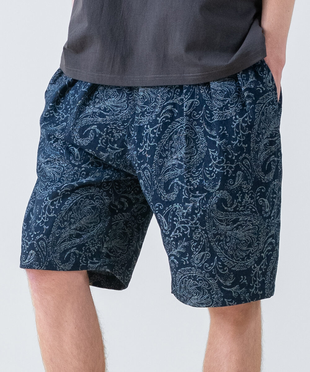 \u003cBR\u003e【POINT２倍】【rehacerレアセル】\u003cBR\u003e Jacquard Denim Shorts（01260500013） \u003cBR\u003e(ズボン下/PANTS/UNISEX/2023AW) パーカー-メンズファッション-トップス
