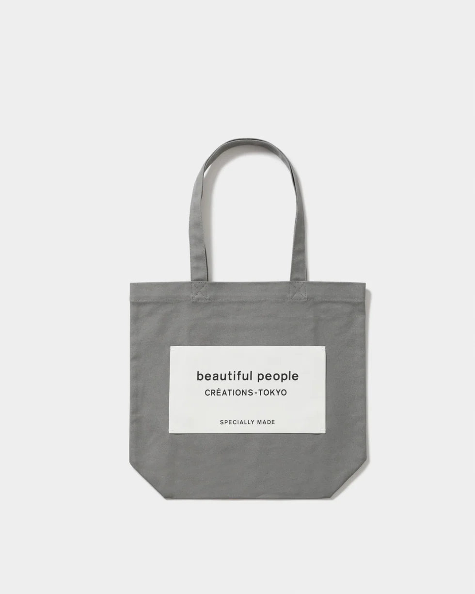 【百貨店SALE】【即納】【POINT２倍】【beautiful people / ビューティフルピープル】SDGs name tag tote bag/7345511901（トートバック）（3種）