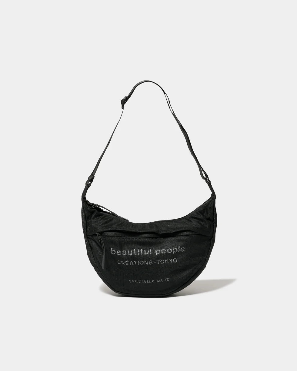 【百貨店SALE 】【差し上げ物公明正大】【beautiful people / ビューティフルピープル】\u003cBR\u003enothing to hide half moon bag（ショルダーバック）\u003cBR\u003e（ハンドバッグ）1626611997