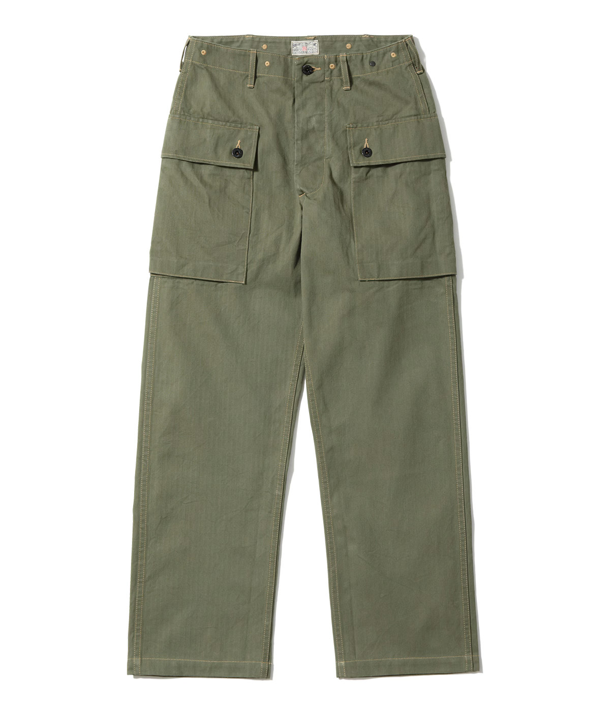 【POINT2倍】【BUZZ RICKSON\u0027S /バズリクソンズ】\u003cBR\u003eU.S. MARINE CORPS M-1944 HERRINGBONE PANTS SHORT LENGTH\u003cBR\u003e (ズボン下/ボトムス/MENS/VINTAGE/写し物)（BR42501）