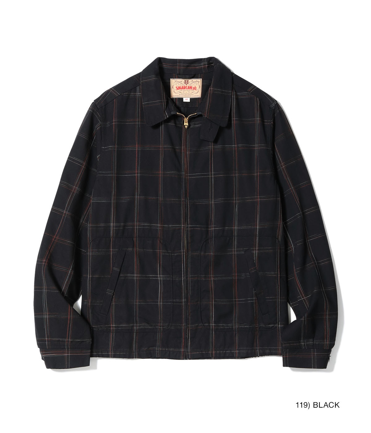 【POINT3倍】【SUGAR CANE /シュガーケーン】 RAYON COTTON GABARDINE CHECK SPORTS JACKET(SC15842 )