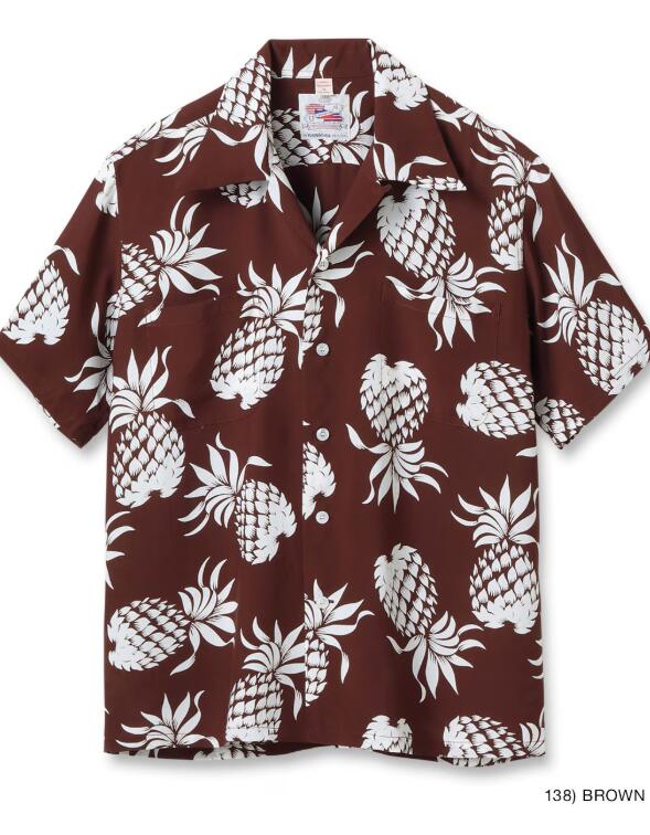 【POINT2倍】【DUKE'S PINEAPPLE / SUNSURF】 Lot No. DK36201 / DUKE KAHANAMOKU SPECIAL EDITION “DUKE'S PINEAPPLE” (SHORT SLEEVE) (SHIRTS/アロハシャツ//MENS/VINTAGE/レプリカ/ビンテージ/)