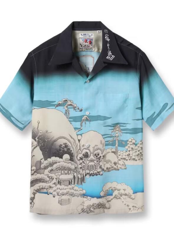 【POINT3倍】【 SUNSURF】 SUN SURF [サンサーフ]Lot No. SS39130 / SUN SURF &times; 歌川広重 SPECIAL EDITION &ldquo;HIROSHIGE BLUE&rdquo;(SHIRTS/アロハシャツ//MENS/VINTAGE/レプリカ/ビンテージ/)｜UNIT
