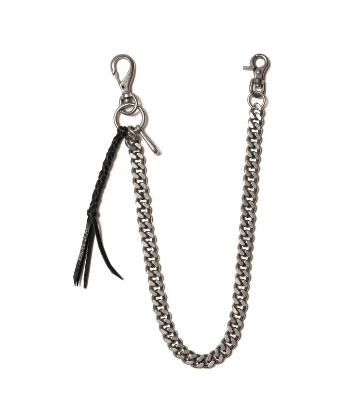 【POINT2倍】【MR.OLIVEミスターオリーブ】 WALLET BRASS CURB CHAIN / ME369(2色) (チェーン/レザー/ガゼットポケットトートバッグ/鞄/E.O.I)（ギフト、プレゼント、鞄）