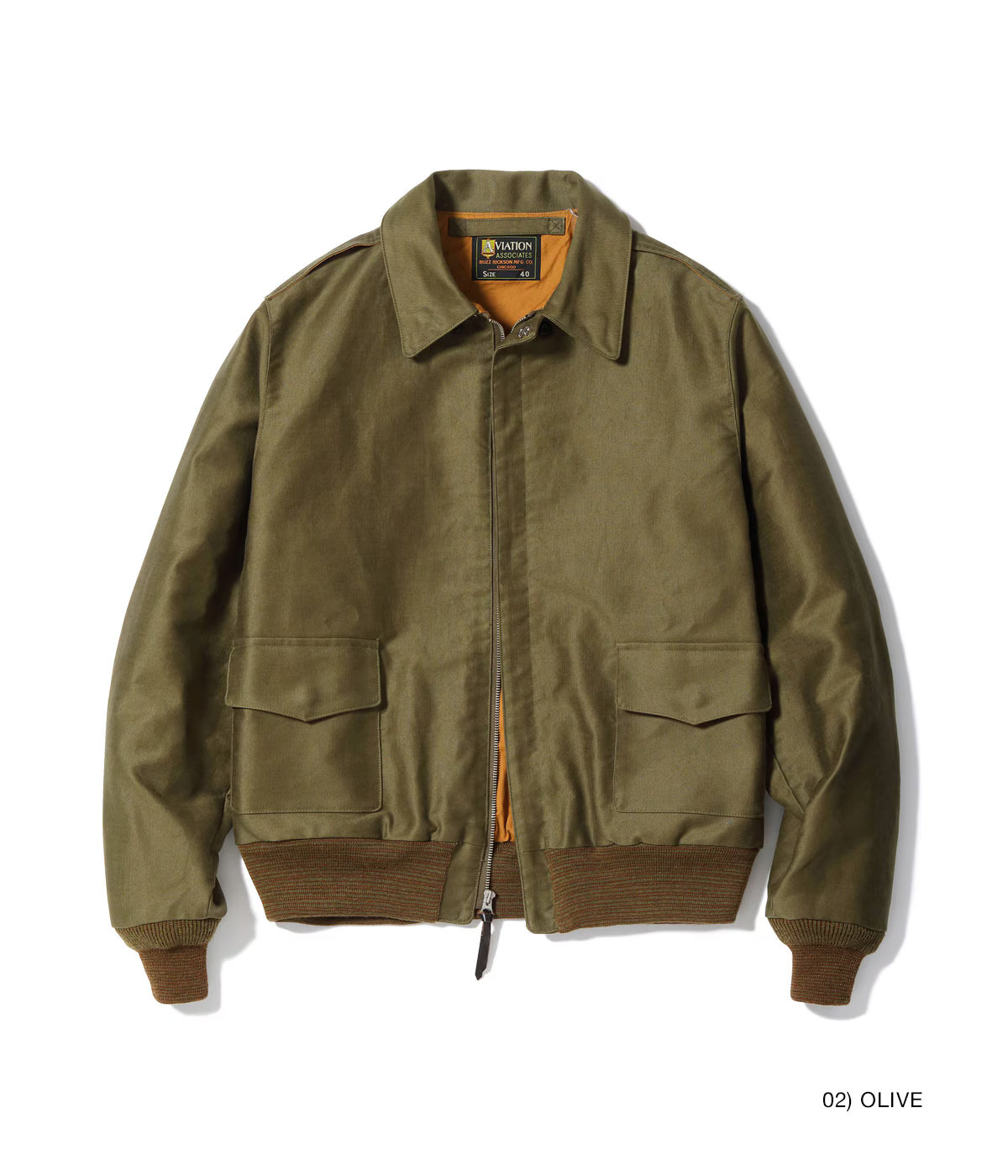 【POINT3倍】 【BUZZ RICKSON'S バズリクソンズ】BR15767 / AVIATION ASSOCIATES JUNGLE CLOTH A-2 (アウター/ジャケット/MENS/VINTAGE/レプリカ/ビンテージ/LEVIS/リーバイス、1ST、first)　BR15770