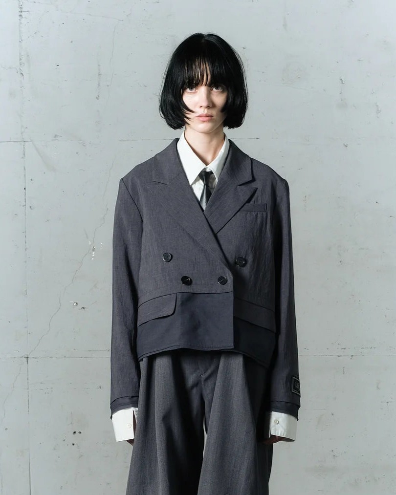 【WIZZARDウィザード】 CONTRAST HEM SHORT BLAZER (W26SS-PA030)（2色） (パンツ/ボトムス/26SS)