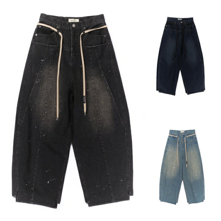 【POINT3倍】【WIZZARDウィザード】 AGING BAGGY DENIM PANTS (ボトムス/デニム/26AW