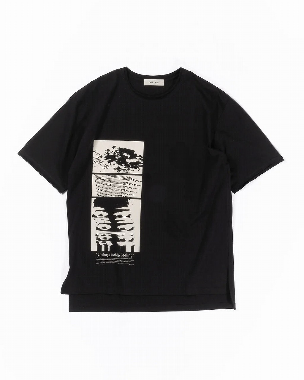 【POINT3倍】【WIZZARDはやりっ児】\u003cBR\u003eGRAPHIC T-SHIRT \"UNFORGETTABLE FEELING\""（3色）\u003cBR\u003e(T-プルオーバー/トップス/26SS)"