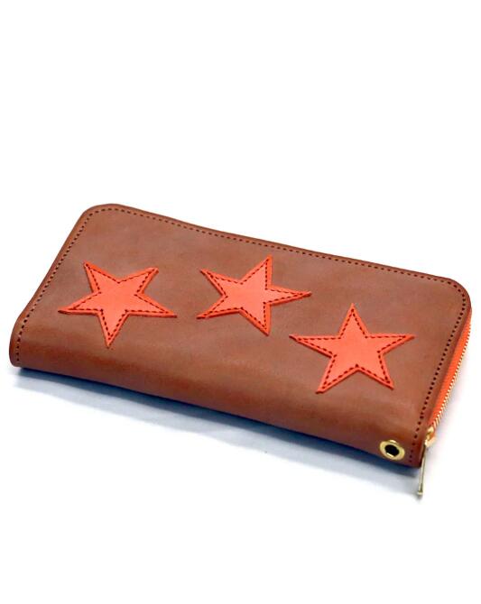 【POINT3倍】【TMTティーエムティー】★LARGE ROUND ZIP WALLET(STAR)(TACF22SP03)(TMT ウォレット/財布/コインケース/GOODS/小物)|UNIT