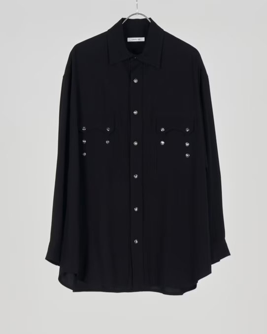 【即納】【POINT2倍】 【A NOVEL DAY. /ア ノーベル デイ】GRIN FIL TWILL SH （374105） （シャツ/SHIRTS）26SS