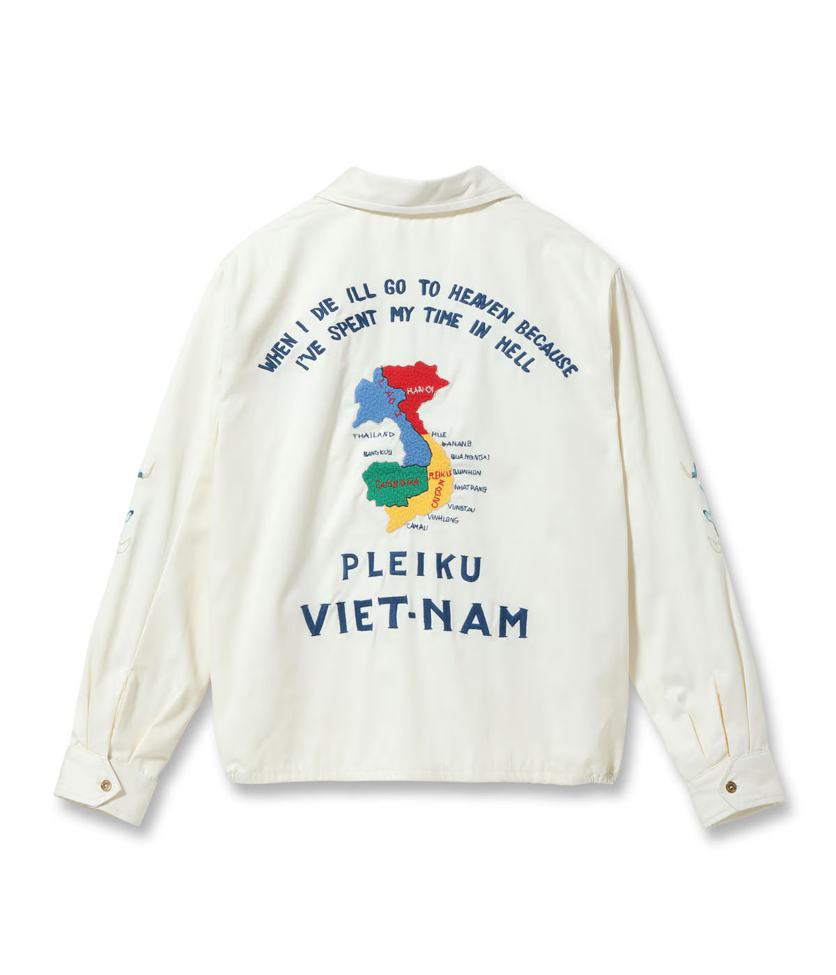 【即納】【POINT５倍】【TAILOR TOYO テーラー東洋】Mid 1960s Style Cotton Vietnam Jacket “VIETNAM MAP”（Lot No. TT15892 ）（ベトジャン）