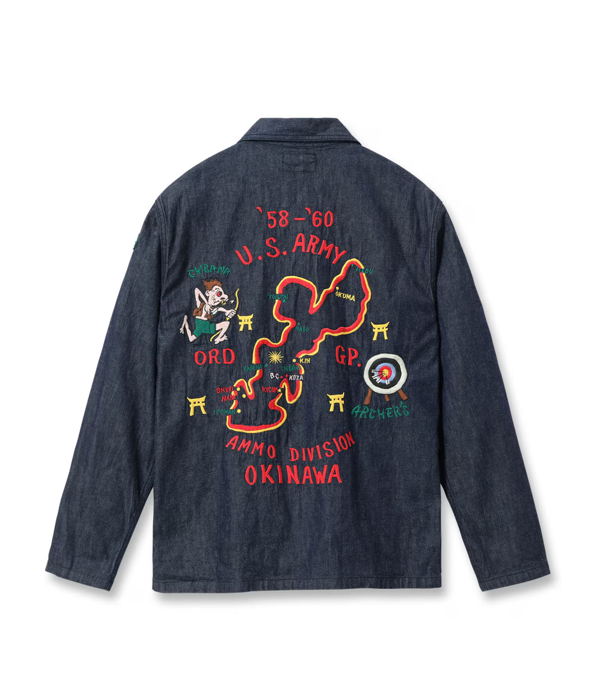 【POINT5倍】【TAILOR TOYO テーラー東洋】 Late 1950s Style Blue Denim Okinawa Jumper “CHIBANA ARCHER'S” (ONE WASH)（TT15881） 27,885円