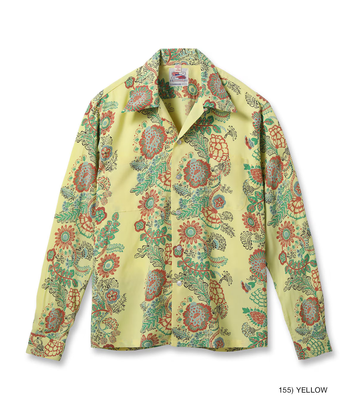【POINT3倍】【 DUKE KAHANAMOKU】 DK29631 / DUKE KAHANAMOKU SPECIAL EDITION “HANAHOU FLOWER” (LONG SLEEVE)(SHIRTS/アロハシャツ//MENS/VINTAGE/レプリカ/ビンテージ/)|UNIT