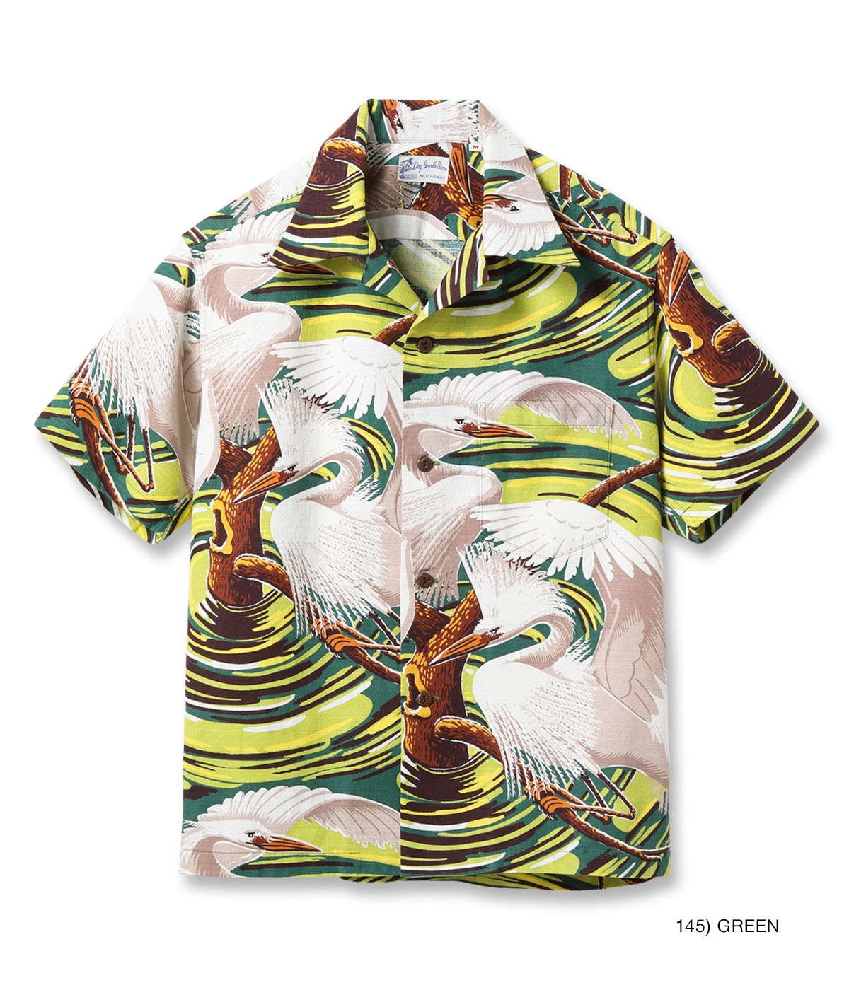 【POINT3倍】 SUN SURF [サンサーフ]Lot No. SS39480 / SUN SURF SPECIAL EDITION “PAIR OF HERON” (SHIRTS/アロハシャツ//MENS/VINTAGE/レプリカ/ビンテージ/)