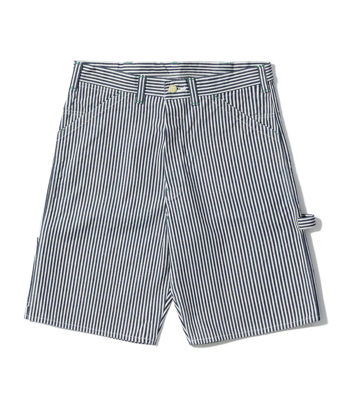 Sugar Cane ストライプ ショートパンツ ネイビー SUGAR CANE シュガーケイン ウォバッシュストライプ ショート