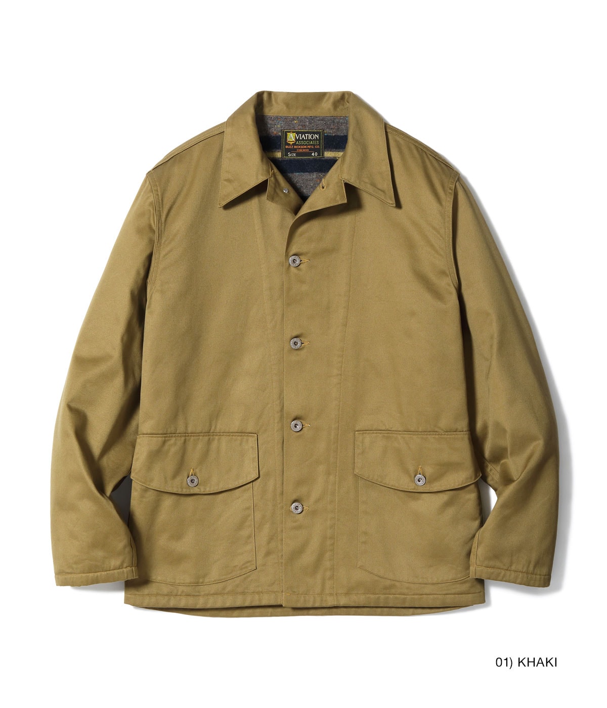 【POINT3倍】 【BUZZ RICKSON'S バズリクソンズ】AVIATION ASSOCIATES ARMY WORKING JACKET TROY BLANKET LINED (アウター/ジャケット/MENS/VINTAGE/レプリカ/ビンテージ/LEVIS/リーバイス、1ST、first)　BR15770