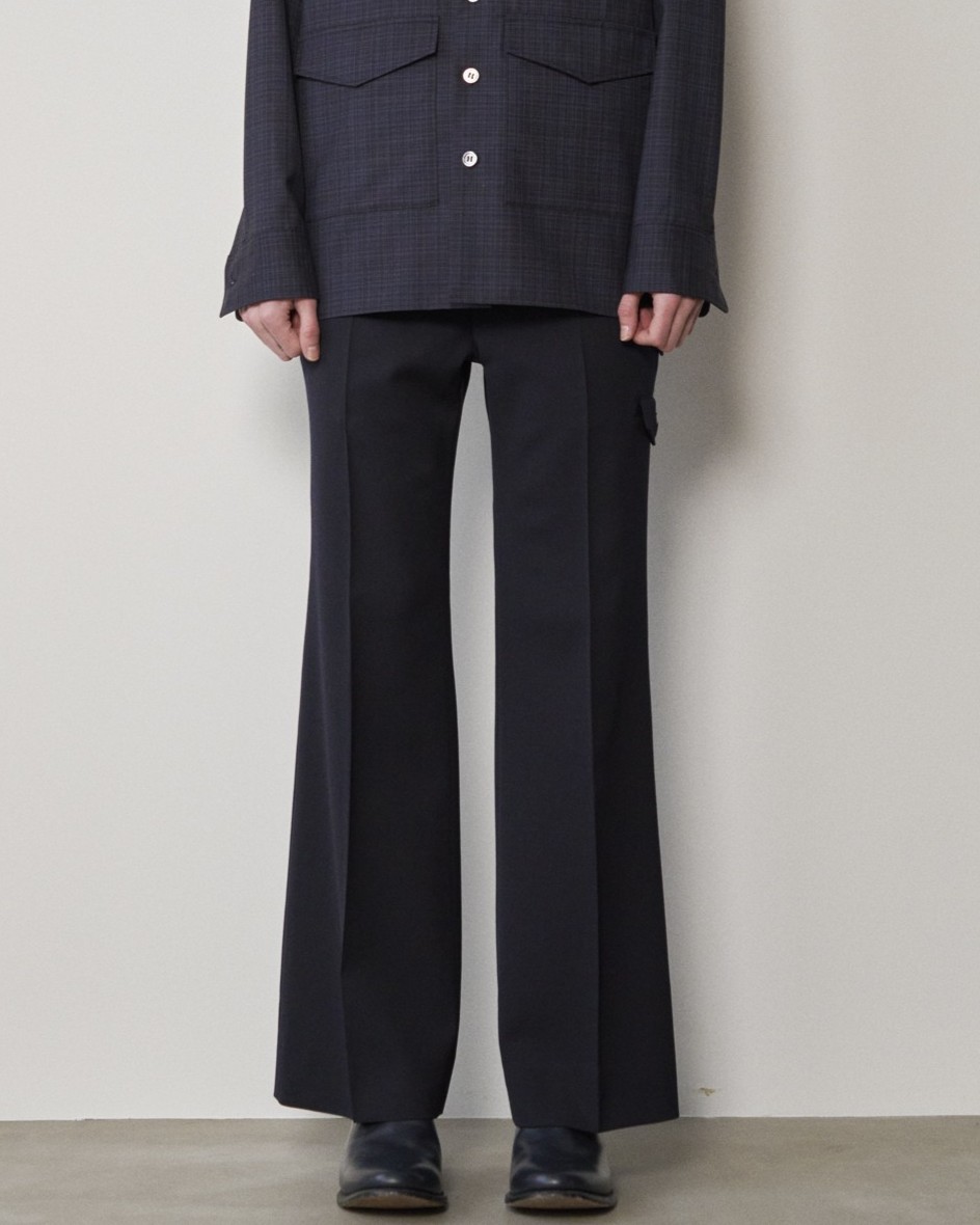 【POINT3倍】【Rich I/リッチアイ】Wide Flare Trousers(Rich I-10-PT-02)5 (バッグ/ショルダー/UNISEX/26AW)|UNIT