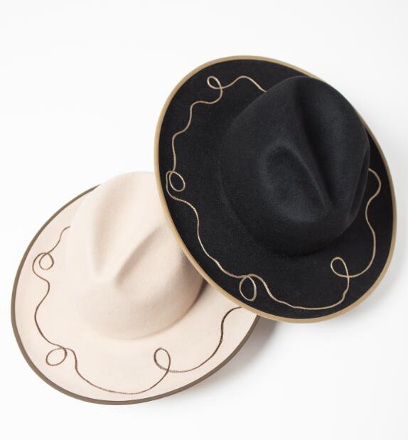 【POINT2倍】【Indietro Association /インディエトロアソシエーション】IA-24-109/ Rubbit Fur Long Brim Hat(2色)(帽子/HAT/2024AW)|UNIT