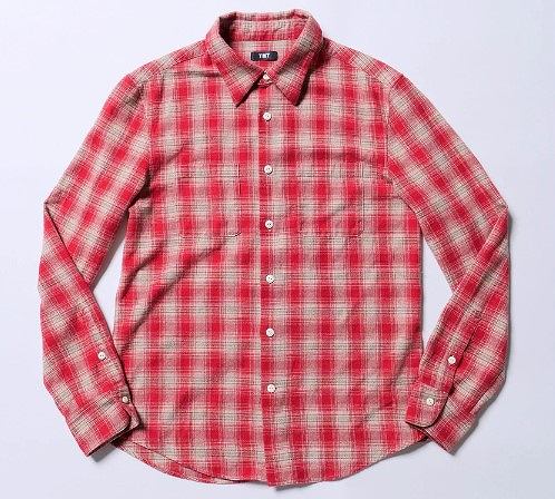 【POINT2倍】【TMTティーエムティー】\u003cBR\u003eCHECK NEL SHIRT\u003cBR\u003e(プルオーバー/トップス/MENS/2024AW)