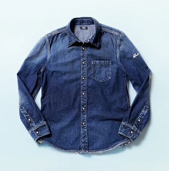【TMTティーエムティー】\u003cBR\u003e10薬局衡オンス DENIM SHIRTS（VINTAGE FINISH）／INDIGO LIGHT\u003cBR\u003e(上衣/アウター/MENS/2024AW)