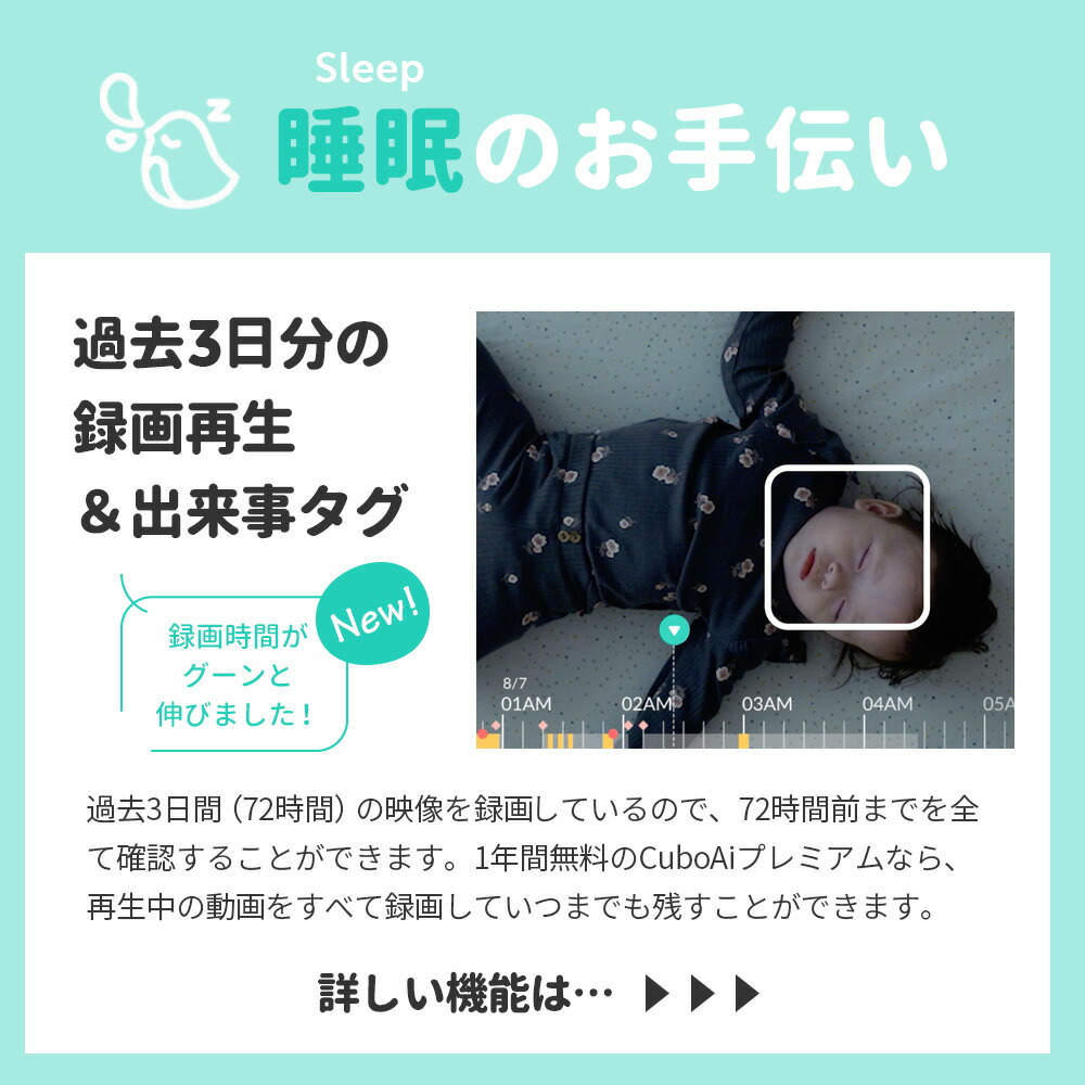 CuboAiスマートベビーモニター第3世代