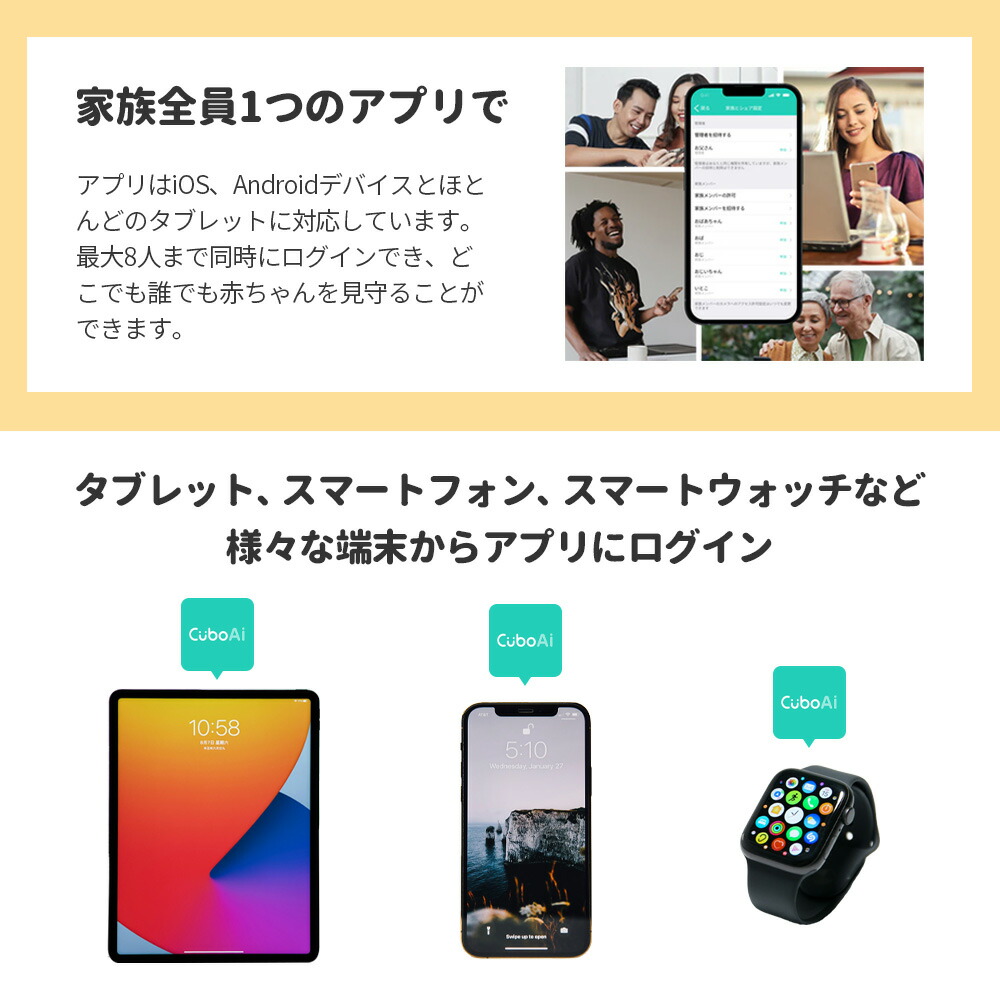 CuboAiスマートベビーモニター第3世代