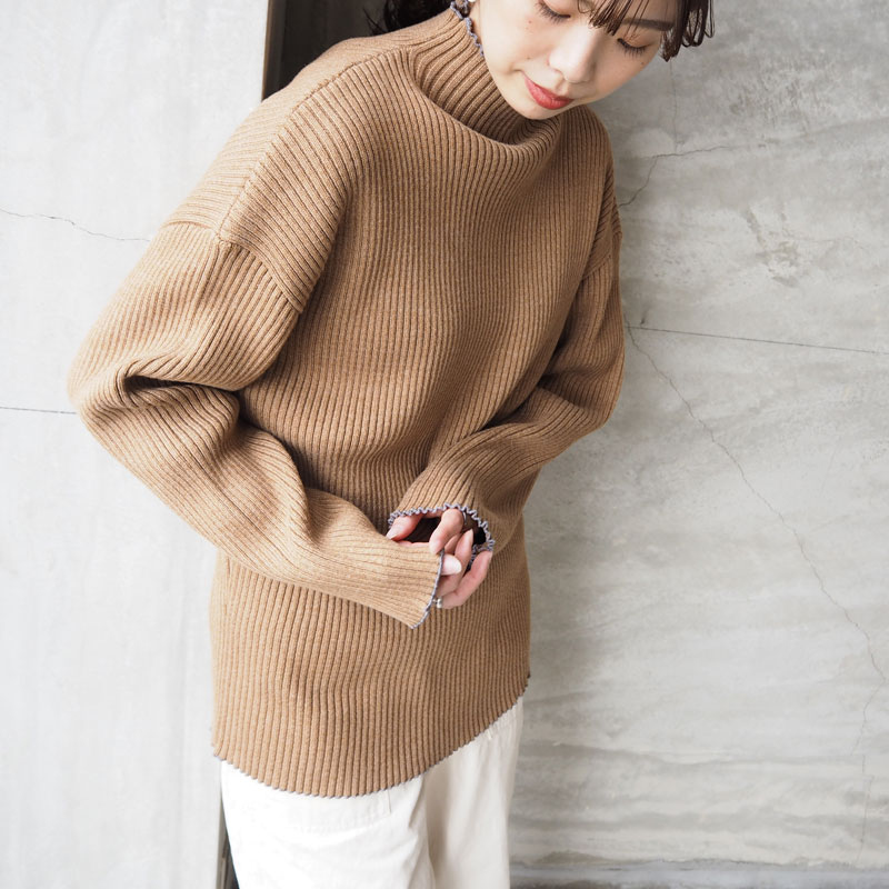 Heavy Turtle Knit グレージュ 24fm.ps