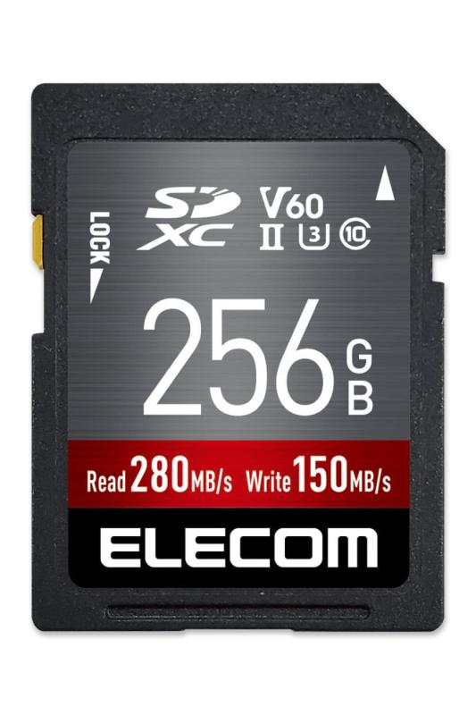 エレコム SDカード 256GB SDXC データ復旧サービス付 UHS-II V60 MF-FS256GU23V6R|ユナイテッドショップ