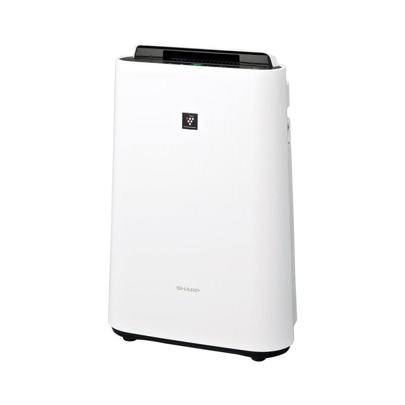 シャープ 空気清浄機 KC-S50W-W プラズマクラスター 7000 23畳 10年フィルター 花粉 ウイルス ペット 消臭 薄型 リビング 寝室 加湿500mL|ユナイテッドショップ