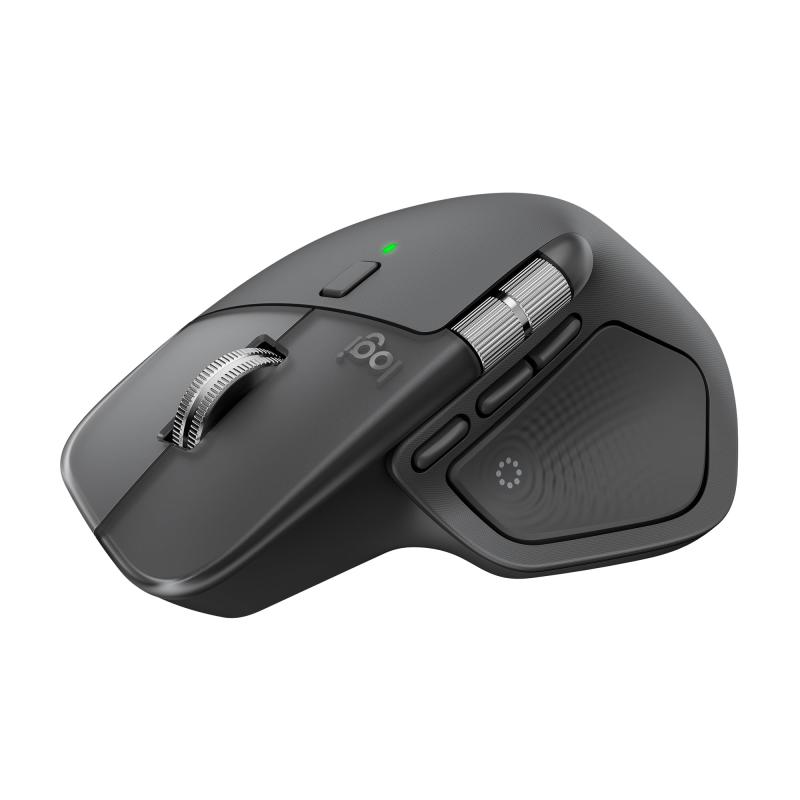 ロジクール MX MASTER 4 アドバンスド ワイヤレス マウス 触覚フィードバック 静音 MX2400GRd Logi Bolt Bluetooth Unifying非対応 8000dpi 高速スクロールホイール USB-C 充電式 無線 MX2