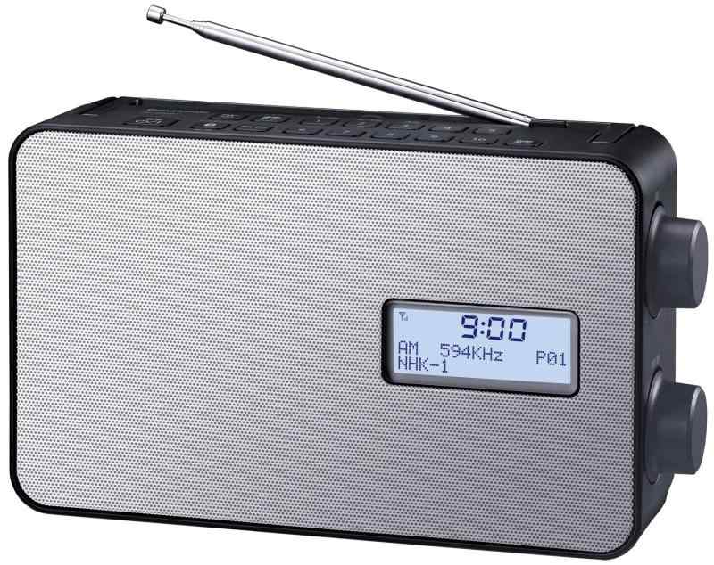 パナソニック ラジオ受信機 FM/AM 広広としたFM Bluetooth相応う IPX4好いかげんに 防滴遣りくち 黒いこと RF-300BT-K