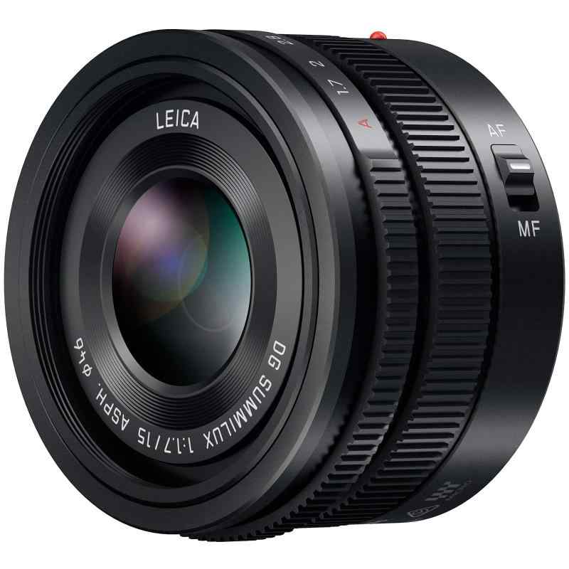 パナソニック(Panasonic) 単興味の中心 広角水晶体 マイクロフォーサーズ用 ライカ DG SUMMILUX 15粍/F1.7 ASPH. 黒いこと H-X015-K