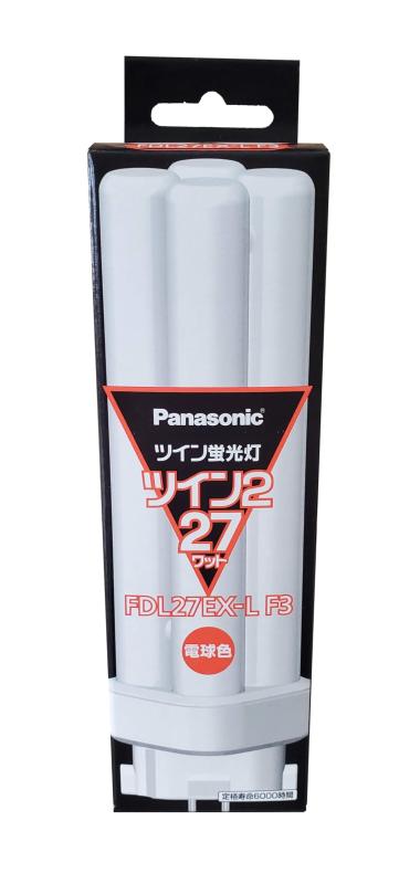 パナソニック ツイン２螢光灯パルック白熱電球色 FDL27EXLF3 10本入り口・入口