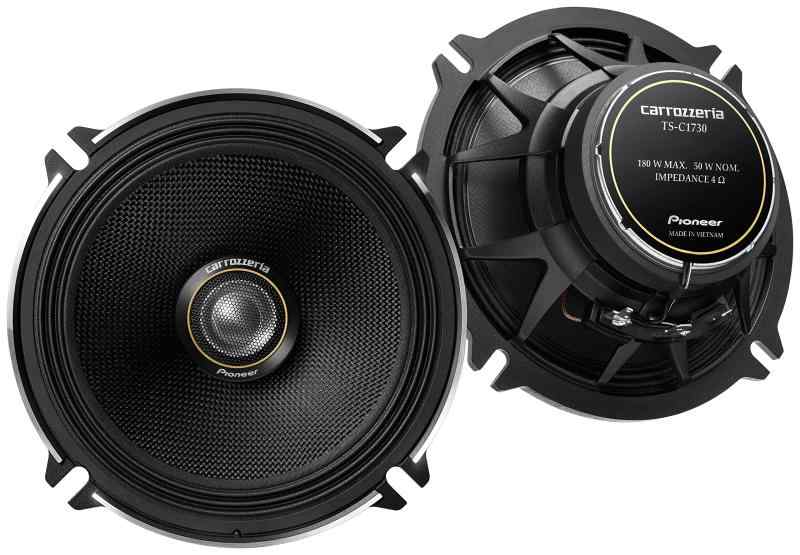 Pioneer スピーカー TS-C1730-2 17cm カスタムフィット コアキシャル 2ウェイ ハイレゾ対応 カロッツェリア