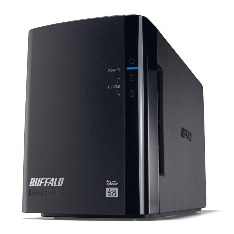 BUFFALO 鏡鑑輪っか USB3.0 外付固定ディスク 2運転 固定ディスク-WLU3/R1つづき物