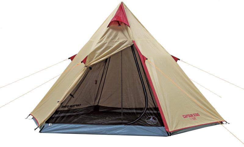 キャプテンスタッグ(CAPTAIN STAG) テント ワンポールテント ティピー ヘキサゴン 300UV 3～4人用｜ユナイテッドショップ