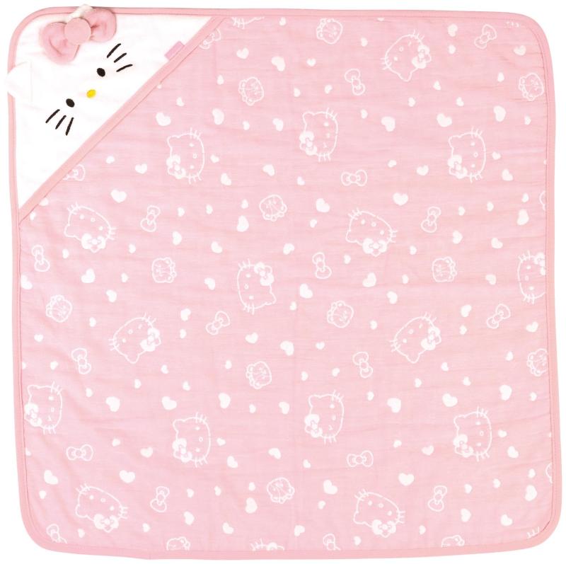 スケーター(Skater) おくるみ 70×70cm 抱っこ 寝具 保湿 丸洗いOK ベビー サンリオ ハローキティ BOM1