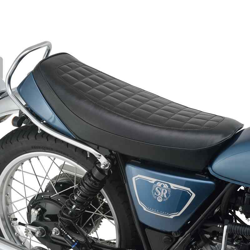 デイトナ(Daytona) SR400(80-21)専用 バイク シート ノーマルタンク専用 約25mmダウン ノスタルジックシート ブラック 99988