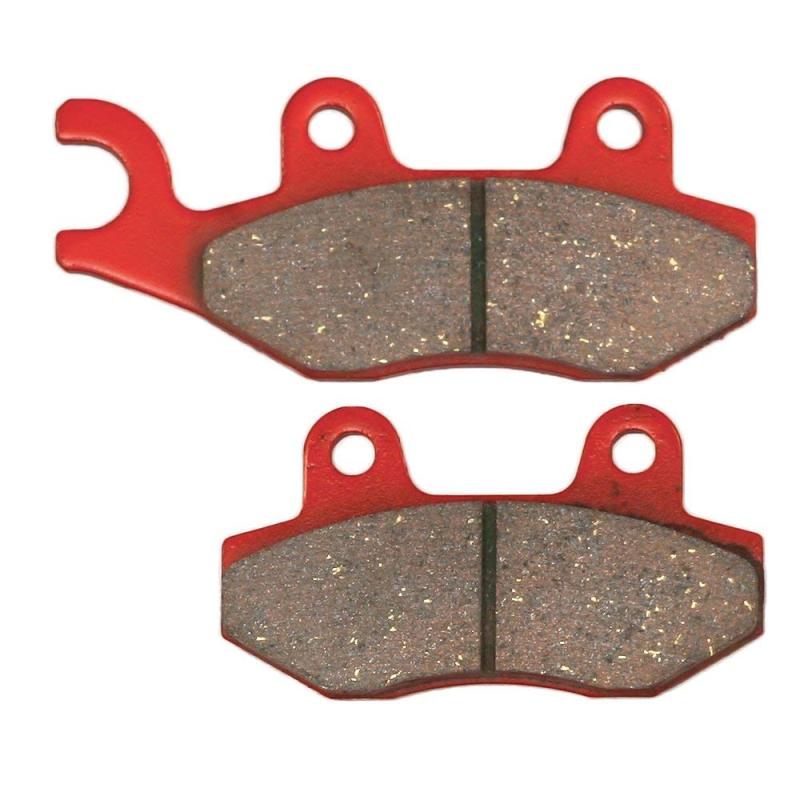 デイトナ(Daytona) バイク ブレーキパッド 赤パッド(セミメタルパッド) TT250R(93-99) DT230ランツァ(97-99) KLX230(20-21) D-トラッカー125(10-15) など フロント用 79829 通しNo:45画像
