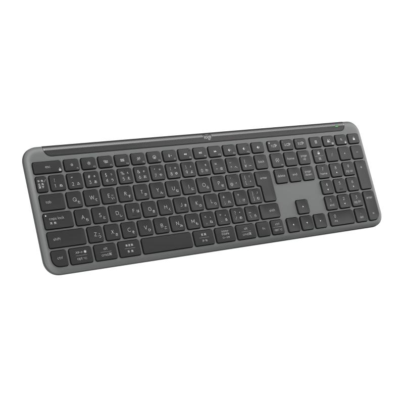 ロジクール SIGNATURE SLIM 無線電話 鍵盤 K950GR 薄型 森閑としたなタイピング Bluetooth Logi Bolt 無線電話鍵盤 テンキー 無線電話 Easy-Switch 日本語割りつける 蓄電池生存期間36ケ月 Windows M