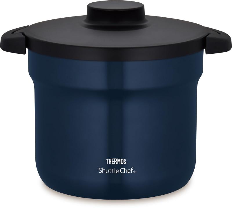 サーモス 真空保温調理器 シャトルシェフ 4.3L (4~6人用) ネイビー セラプロテクトコート KBJ-4502 NVY
