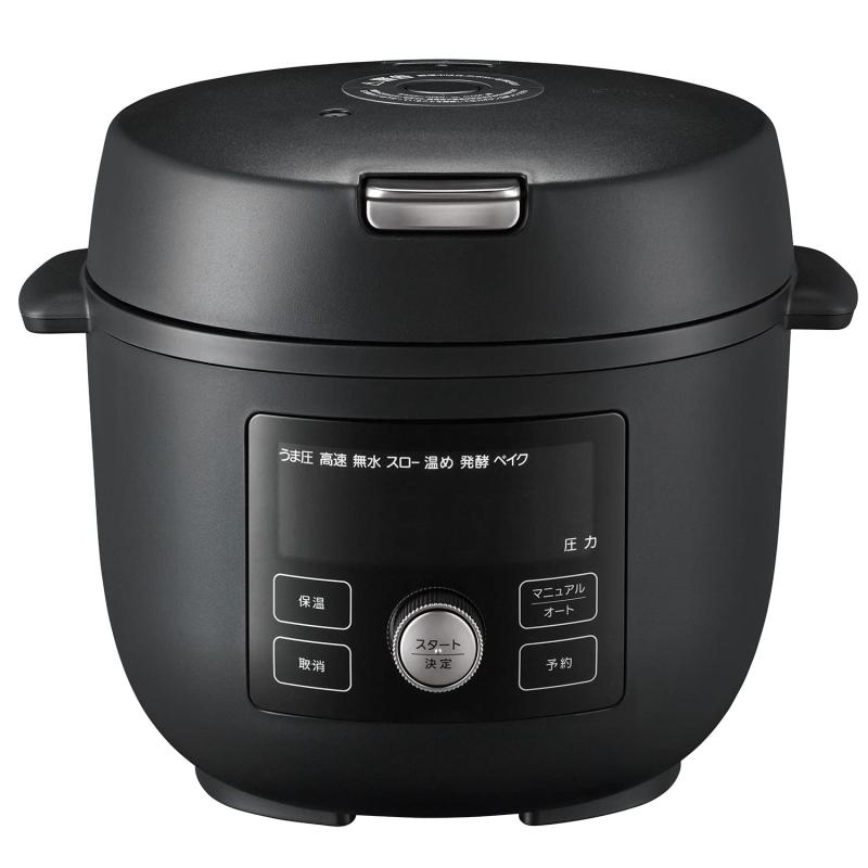 タイガー 電気圧力鍋 COOKPOT COK-A220KM マッドブラック｜ユナイテッドショップ